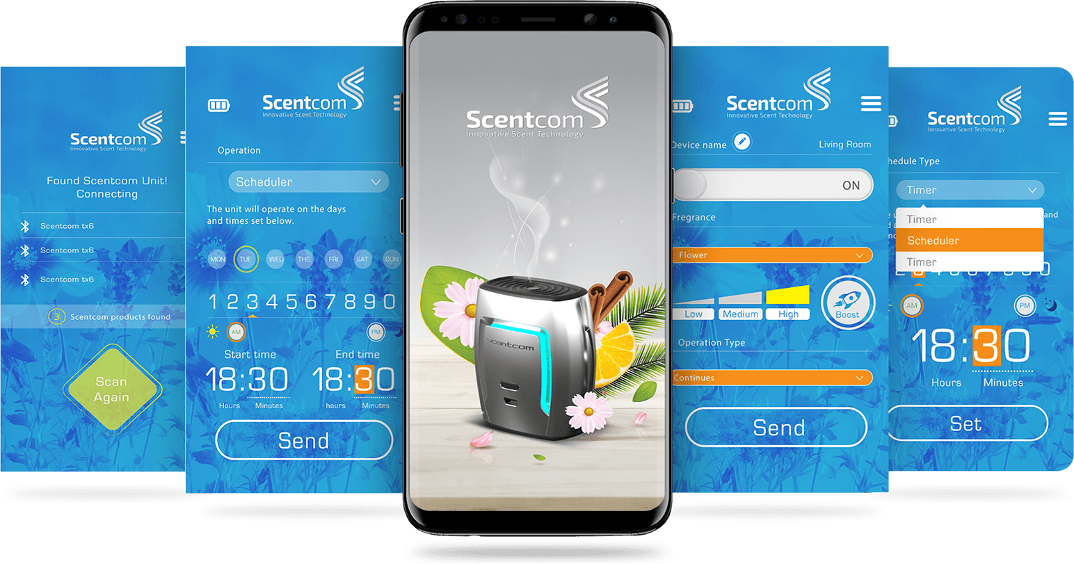 App screens