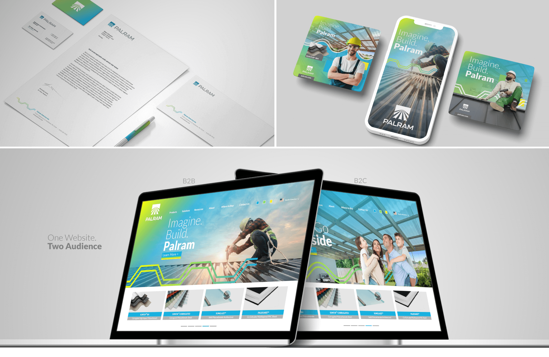 One website, two audiences