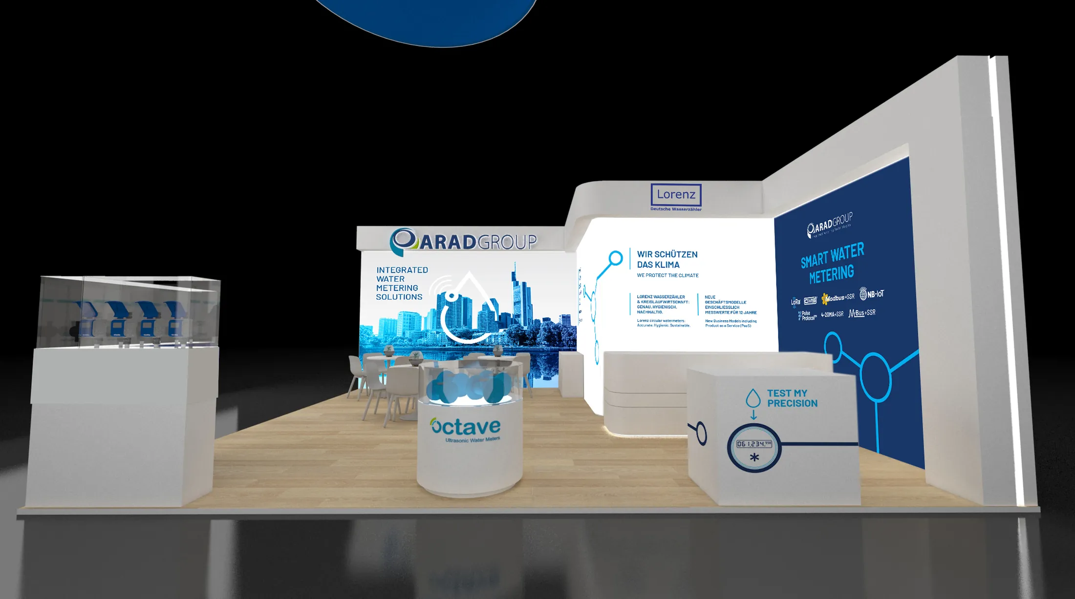 Arad Group exhibition stand, IFAT 2022: The main stand