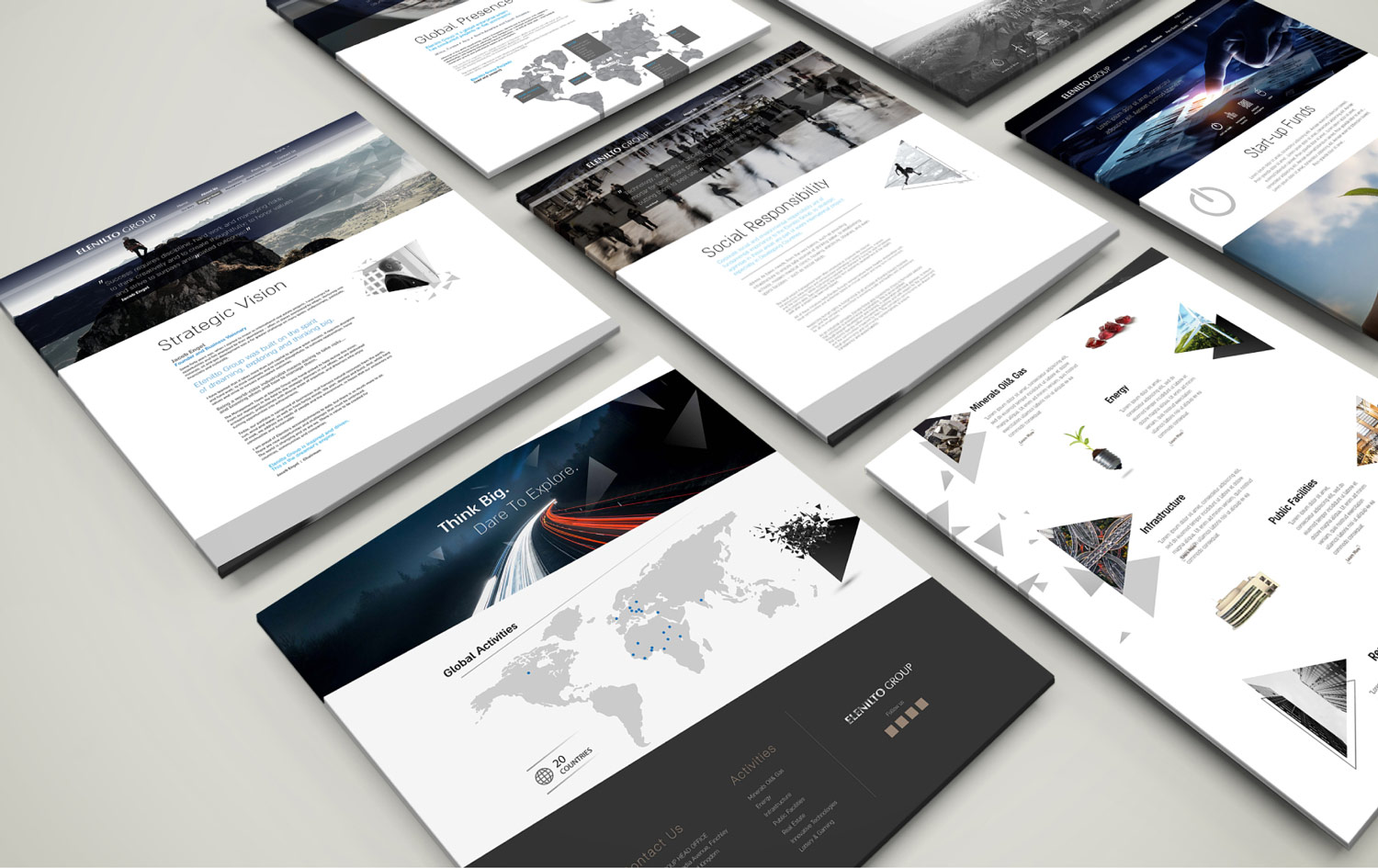 Inner pages and brand image
