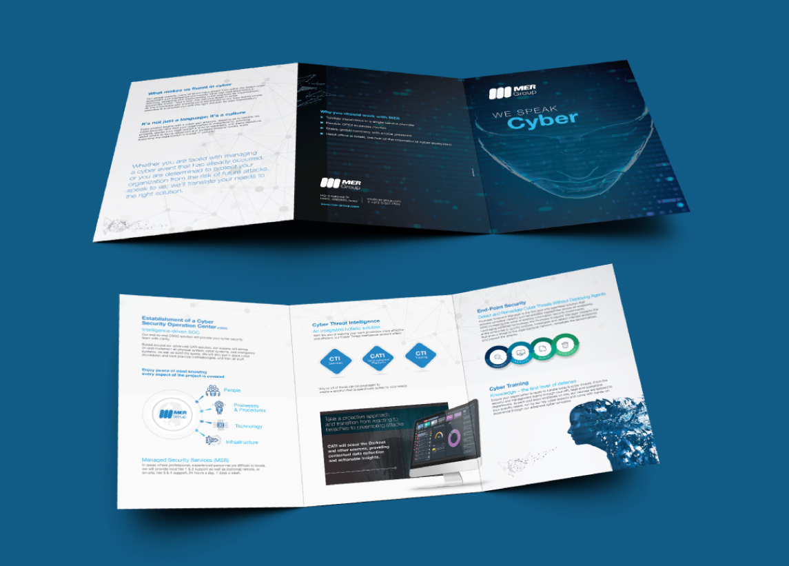 Brochure and roll-ups