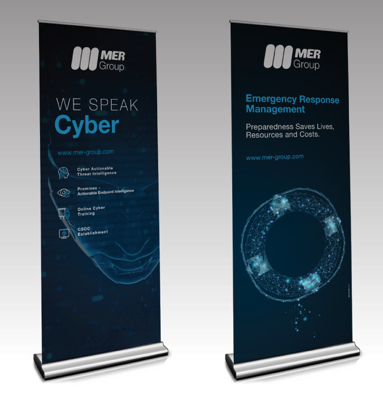 Brochure and roll-ups