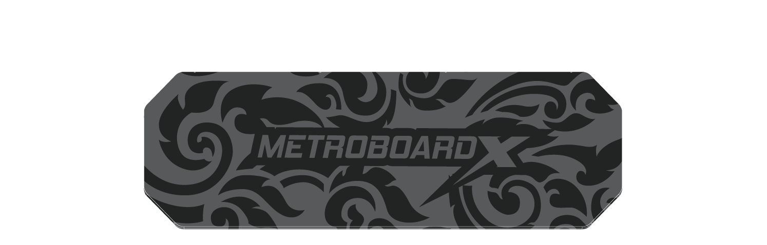 Grip-tape design sketches and the final grip