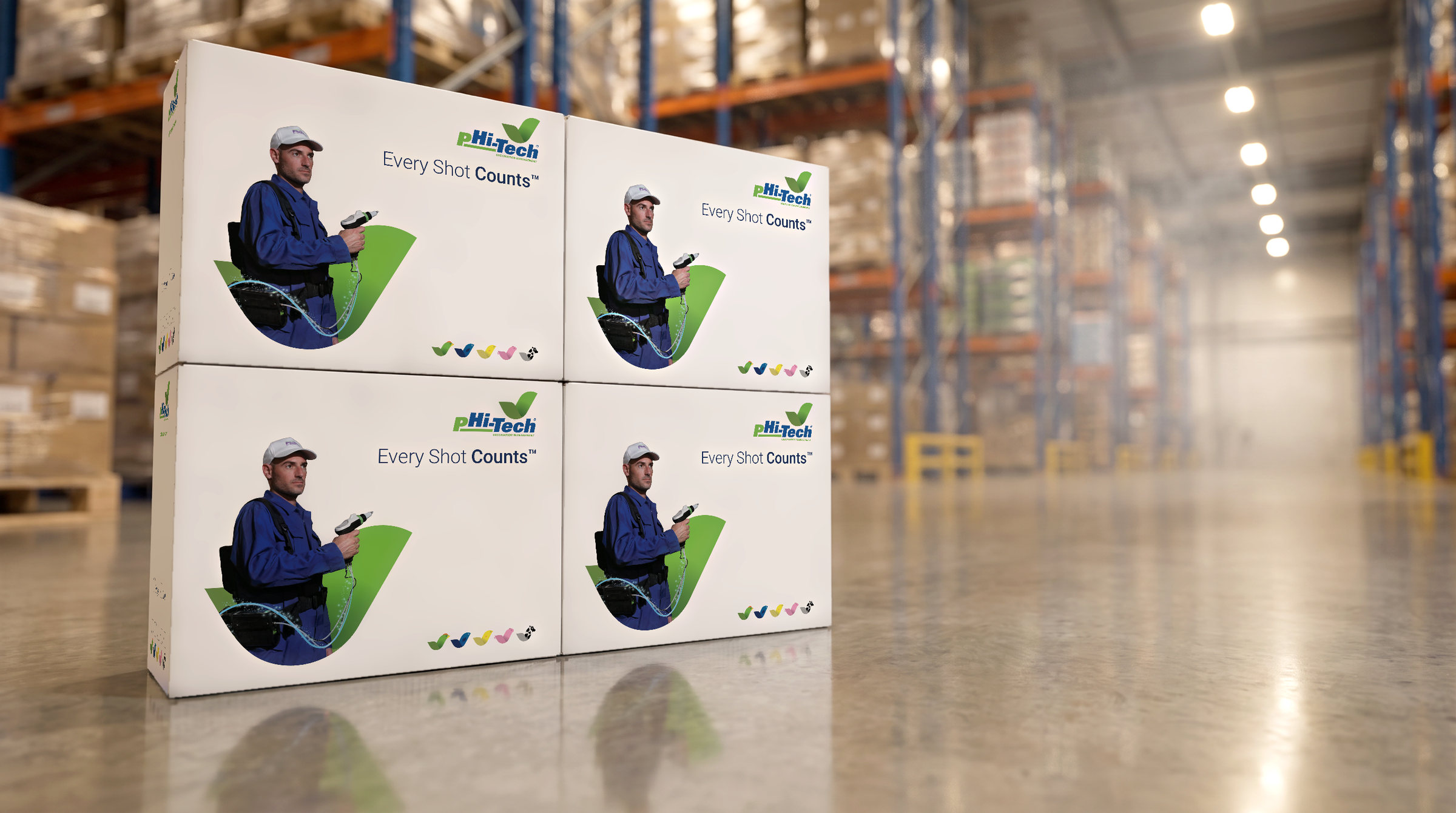 Boxes in the warehouse
